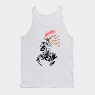 Red indian native vintage Tank Top